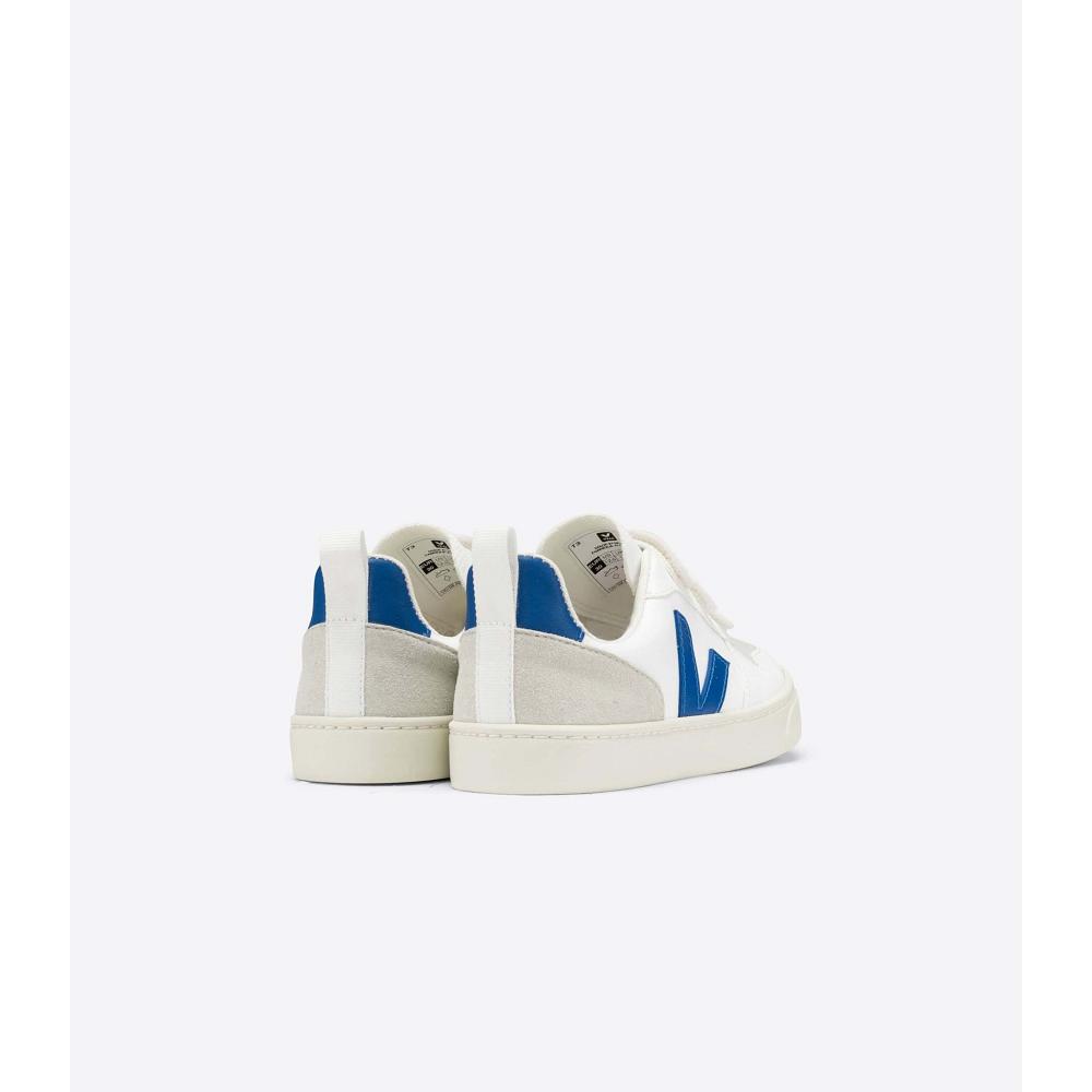 Veja V-10 CWL Tornacipő Gyerek White/Blue | HU 855HAP